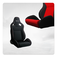 Siège baquet sport racing ergonomique respirant à dossier haut en tissu SSCUS Speedster