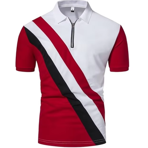 Polo para Hombre Más Vendido, Algodón Ligero de Alta Calidad, Tejido Jersey Transpirable, Color Sólido, Tendencia en EE. UU. - Product Image 1