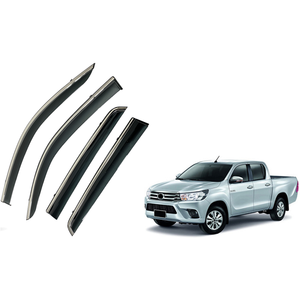 Deflector de Viento Cromado para Toyota Hilux 2016, Protector de Lluvia, Visera para Ventana de Coche - Product Image 1
