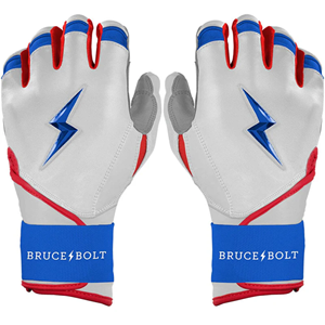 ถุงมือตีเบสบอลหนังแท้สั่งทำขายส่ง ระบายอากาศได้ดี ทนทาน ปิดด้วยแถบตีนตุ๊กแก TYREX INDUSTRY TI-007 สำหรับผู้ใหญ่ - Product Image 1