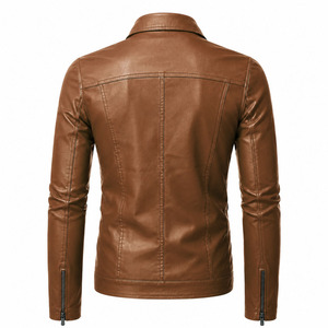Genuine Sheep Cow <b>Leather</b> Winter <b>Jacket</b> For <b>Men</b> Plus Size Custom Logo Windproof Waterproof Premium Quality <b>Leather</b> <b>Jacket</b> - Product Image 5