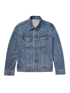Men <b>Denim</b> <b>Jacket</b> Zip up Bomber Coat Washed Outerwear <b>with</b> Wool <b>Liner</b> Breathable Streetwear for Winter - Product Image 6