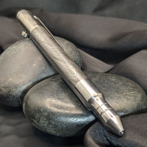 Bolígrafo de escritura de acero de Damasco de lujo, herramienta de escritura de alta gama para oficina, para ejecutivos y gerentes. - Product Image 3