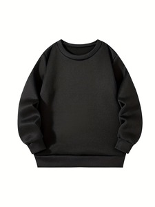 Women’s Plain Sweatshirt Bulk Wholesale Blank Crewneck <b>Jumper</b> for Sublimation and Screen Printing Cotton Blend Knitted Casual - Product Image 2
