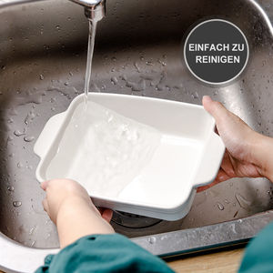 Cazuela para Cena Familiar, Recipiente para Hornear de Vidrio de Pared Gruesa, Cazuela Duradera para Uso Diario - Product Image 4