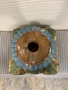 Décoration d'intérieur rustique et moderne, élégant porte-bougie en bois, rehausse l'esthétique du salon, du bureau à domicile, meubles en bois naturel - Product Image 5