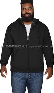 Sweat à capuche zippé personnalisable OEM Waseem Impex, haute qualité, 100% coton molletonné, respirant, écologique, hiver, pour homme - Product Image 4