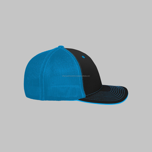 OEM High Quality Wholesale Custom Embroidery Logo Outdoor 5 Panel <b>Baseball</b> Hat Cotton Embroidered Mesh Trucker Cap - Product Image 3
