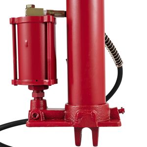 Sollevatore Idraulico/Pneumatico a Pistone Singolo con Base a Forcella, Capacità 8 Tonnellate/17363 Libbre, per Piattaforme Elevatrici Manuali ed Elettriche - Product Image 1