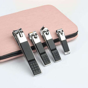 Set Portátil de Manicura y Pedicura de Metal con Cortaúñas 4 en 1, Kit de Cuidado Profesional, Bolsa con Cierre de Alta Calidad - Product Image 4