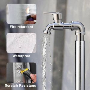 9 Piezas de Tubería de Aislamiento de Goma de 24 Pulgadas, Impermeable y Resistente a la Humedad, con Película de Aluminio, para Sistemas HVAC y Aire Acondicionado - Product Image 4