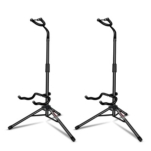 5 Core Guitar Stand Pair Floor Adjustable Heavy Duty w Neck Holder for Acoustic Electric Classic Bass - Product Image 1
