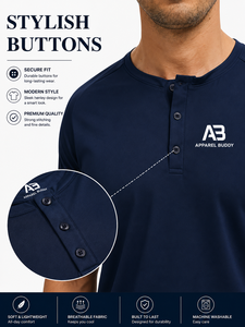 T-shirt décontracté à manches courtes 100 % coton pour homme de la marque AMY, coupe classique, personnalisable avec logo, vente en gros - Product Image 6