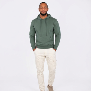 Men's Winter <b>Full</b> <b>Zip</b> <b>Hoodie</b> and Sweatpants Set Solid Black Fleece Tracksuit Breathable Quick Dry Athletic Jogging Tops Pants - Product Image 6