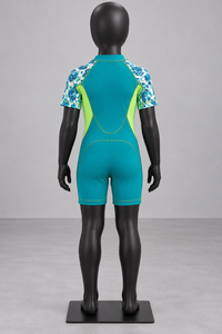 <b>Kids</b> Neoprene <b>Wetsuit</b> Short Sleeve Thermal Swim Suit Anti UV Back Zip for Snorkeling Surfing - Product Image 3