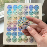 Étiquette holographique 3D personnalisée, étiquette de sécurité, impression de logo holographique