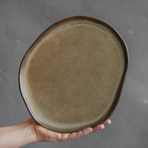 ชุดอาหารค่ำเซรามิคลายลูกไม้ปั๊มทองหรูหรา จานพอร์ซเลนตกแต่งใหม่สำหรับตกแต่งบ้าน งานแต่งงาน โรงแรม และงานเลี้ยง - Product Image 5