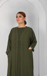 Abaya Sofisticada, Única, Superventas, de Último Diseño, de Lujo, Nueva, al por Mayor, de Alta Calidad - Product Image 4
