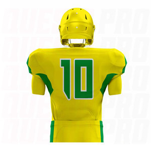 Uniforme de football américain de haute qualité 100% polyester, pour jeunes, meilleure qualité, vêtements d'équipe sportive, style uni, impression personnalisée - Product Image 6