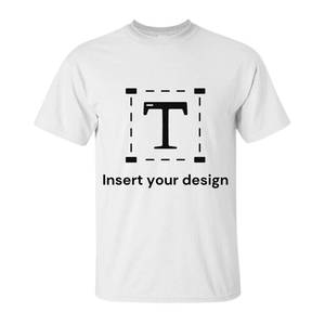 T-shirt homme 100% coton personnalisable uni blanc solide 220 grammes de tissu pour la campagne électorale - Product Image 6