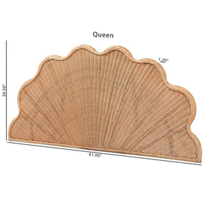 Hot Selling Bohemian Plant Rattan <b>Headboard</b> Wall Hanging Decoration Handmade Flower Shape Multi-Functional from Vietnam - Product Image 5