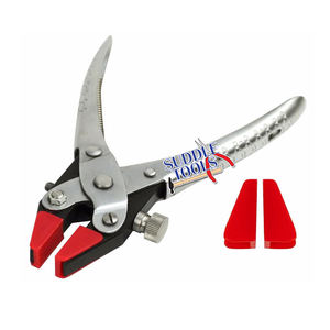 Pince à mâchoires plates en nylon plastique à action parallèle avec serrage à vis, 160 mm, outils de bricolage pour la fabrication de bijoux - Product Image 1