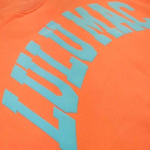 Sudadera Lulu Mac Oversized con Cuello Redondo, 100% Algodón, Estampado de Letras en Azul y Naranja, Unisex, Estilo Verano, 2 Piezas - Product Image 4