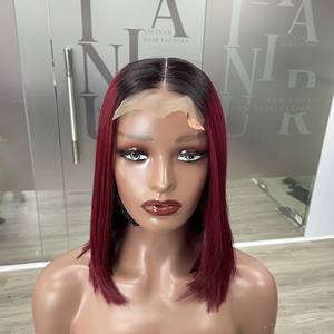 Perruque de cheveux humains 8 10 pouces SDD fermeture assortie 2by6 Extensions de cheveux prix de gros perruque avant de lacet - Product Image 6