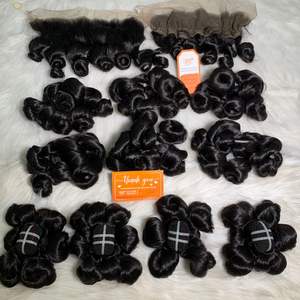 Extensions de cheveux ondulés océan couleur naturelle pleine longueur Double dessiné 100% faisceau de cheveux humains bruts de haute qualité - Product Image 6