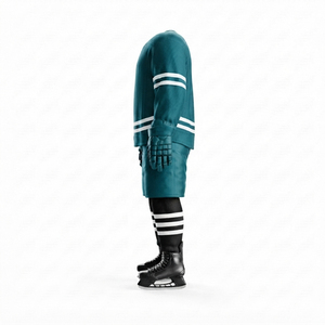 Uniforme de Hockey sobre Hielo Confeccionado con Material Deportivo de Punto Resistente, Perfil de Jersey Extendido, Hombreras Reforzadas, Transpirable - Product Image 5