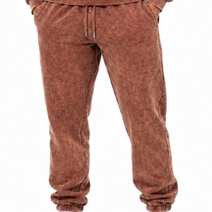 Conjunto Deportivo Informal para Hombre, Traje de Dos Piezas Personalizado, Corte Cómodo, Cuello Redondo, Estampado de Goma en Relieve, Cintura Elástica Informal - Product Image 5