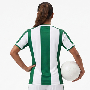 Camiseta de Fútbol para Mujer, Ropa Deportiva, Camiseta de Fútbol de Secado Rápido, Camiseta de Entrenamiento de Equipo, Cuello Redondo, Manga Corta - Product Image 2