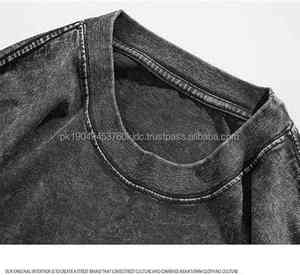 Venta al por mayor de alta calidad de los hombres XS ácido lavado sudaderas con capucha ropa informal transpirable personalizado nuevo diseño Regular venta patrón de impresión - Product Image 5