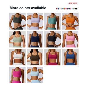 Ensemble de yoga sans couture de haute qualité personnalisé, haut zippé, taille haute, effet push-up, 6 pièces, pour la course et l'entraînement - Product Image 5