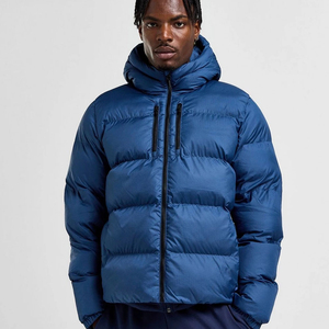 Veste matelassée haut de gamme pour homme, nouvelle conception, coupe-vent rembourré, motif bomber, chaud et imperméable pour l'hiver - Product Image 1