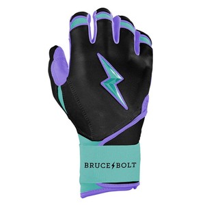 Adult Baseball Batting Gloves <b>Hook</b> Loop Closure Ambidextrous Lightweight Durable Flexible Breathable Leather Non-Woven Fabric - Product Image 3