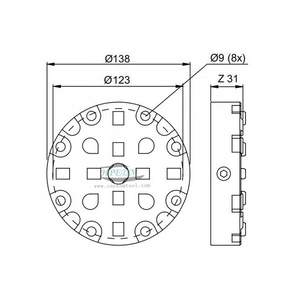 Hpedm Systeem 3r-680.24-s Precisie Staal Low-Profile Handmatige Chuck HE-R06690 - Product Image 4