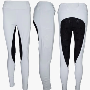 Pantalones de equitación White Horse Racing, corte ajustado, cómodos, impermeables, para deportes de invierno, pantalones de equitación islandeses nórdicos - Product Image 1
