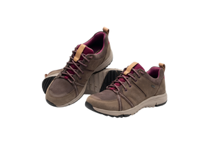 Chaussures de randonnée en nubuck pour hommes, bout rond, respirantes, semelle extérieure en caoutchouc, semelle intermédiaire en EVA, doublure textile, été-automne - Product Image 2