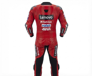 Combinaison de moto en cuir sur mesure de qualité supérieure MotoCP Racing 1 pièce, équipement de conduite avec bosse niveau 2 CE, fabriquée sur mesure - Product Image 2
