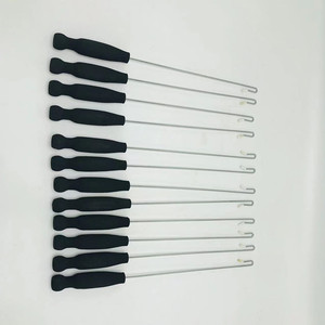 Varillas metálicas personalizadas con mangos y ganchos negros para manualidades o proyectos de bricolaje, varilla de brazo de marioneta unisex - Product Image 3