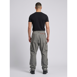 Pantalones Cargo Techwear para Hombre, 280 GSM, Ripstop Elástico, Pierna Ancha, Etiqueta Personalizada OEM, Ecológicos, Arrugados, Lisos, Estilo Urbano, Tácticos - Product Image 2