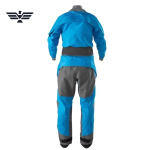 Combinaison de travail professionnelle imperméable en nylon haute visibilité unisexe personnalisable pour sports nautiques et sauvetage - Product Image 4