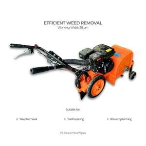 Máquina Cultivadora de Suelo Manual de Doble Rueda SAAM de Alta Calidad DW38 38cm con Estructura Duradera para Agricultura - Product Image 2