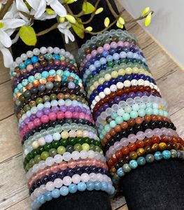 Pulseras de Cuentas Acrílicas Hechas a Mano, Redondas, Multicapa, Joyería de Fiesta para Adultos, Elegante Pulsera de Cuentas Acrílicas Multicapa - Product Image 6