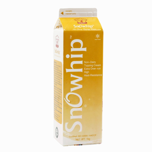 Venta al por mayor de fábrica: Crema no láctea Snowhip, crema para cubrir postres sin lácteos, 1KG, para uso en panadería, HALAL, OEM/ODM, ¡Gran oferta a buen precio! - Product Image 1