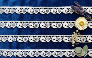 Dentelle circulaire en polyester blanc de qualité supérieure – Bordure décorative teintable pour la mode et la décoration intérieure - Product Image 3