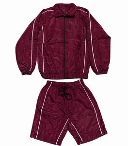New <b>Summer</b> Nylon Windbreaker Short Set Zip up Windbreaker <b>Jacket</b> Tracksuit Polyester Streetwear Track Suit Set - Product Image 5