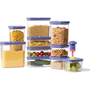 21 boîtes de conservation alimentaire en plastique hermétiques, durables et sans BPA, avec cadran de suivi de date - Product Image 2