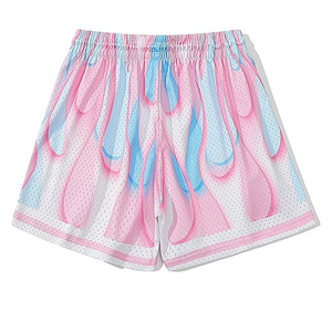 Men's Shorts Stretch Fit Solid Pattern Comfortable Worsted Fabric Elastic Waist Front Logo Custom Logo Wash Color Size Available - Product Image 2